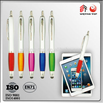 2014 best promotional pen with 2-in-1touch pen with logo