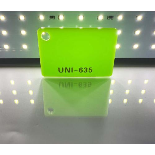 Lastra in plexiglass acrilico verde bambino 3mm Spessore 1220 * 2440mm