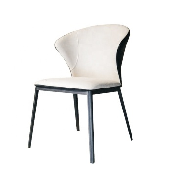 Cheap Beech Wood Grey Upholstered Dining Chairs for Restaurants