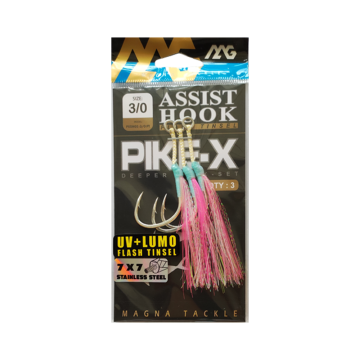 XUHANG MAG PXSW01-PT UV Luminous Glow Heavy Circle Fishing Carbon Steel Hook