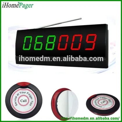 Restaurant slim service desktop buzzer bell