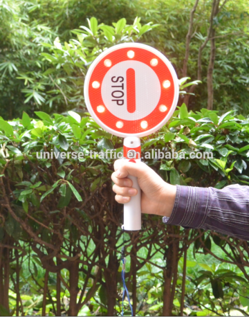 hot sale traffic hand sign traffic light hand held sign led traffic sign