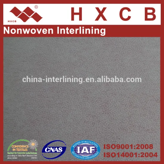 (1010)Coating Interlining Fusible Nonwoven Interlining,100% Polyester High Quality Interlining