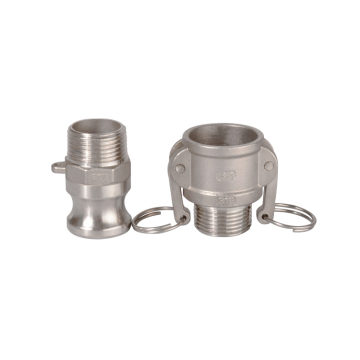SS316 or SS304 Stainless Steel Flexible Pipe Quick Coupling B+F Type Camlock Connector
