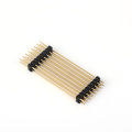 2.54 mm doble fila plástico doble 180 grados