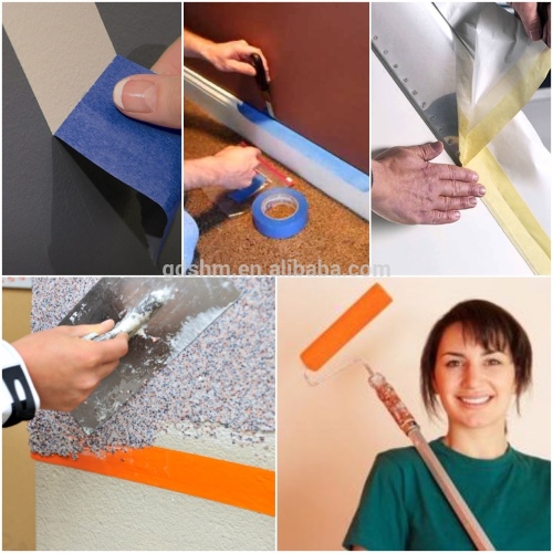 Somi Tape Sh319 Red Color High Quantity Pe Masking Tape/painter's