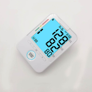 Backlight Sphygmomanomètre Moniteur de pression artérielle numérique