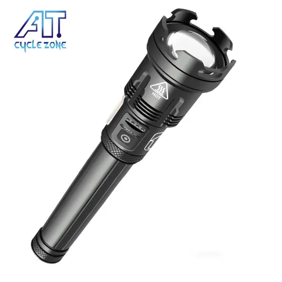 Most Powerful 90000 Lumens LED Flashlight: XHP110, XHP90, XHP50 and 26650 Battery Torch for Hunting and Linterna Use