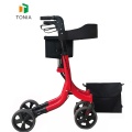 Plegable y liviano con 4 ruedas Rollator