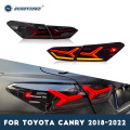Lâmpadas traseiras de carro HCMotionz para Toyota Camry 2018-2021
