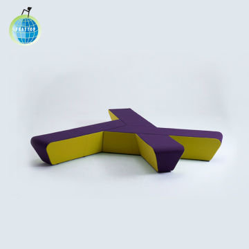 leisure sofa chair Wholesale commercial furniture simple design office sofa set Factory