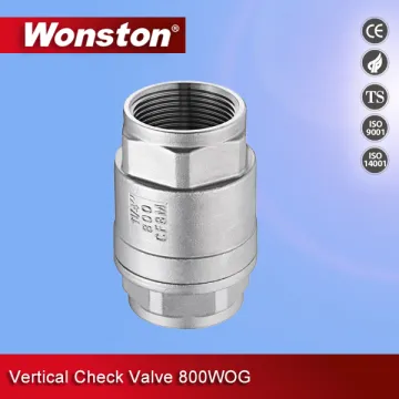 Spring Vertical Check Valve with 800wog for Water
