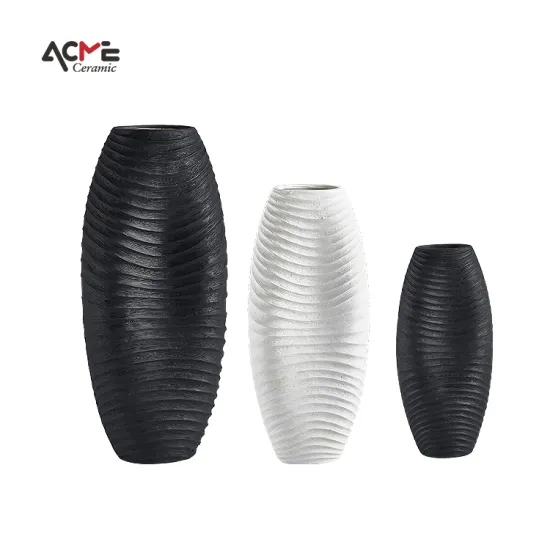 Wholesale Modern Nordic Style Spiral White Ceramic Vases: Ideal Home and Hotel Decorations