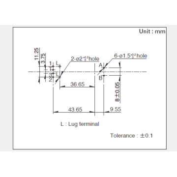 RS60N11M Series Slide Potentiometer