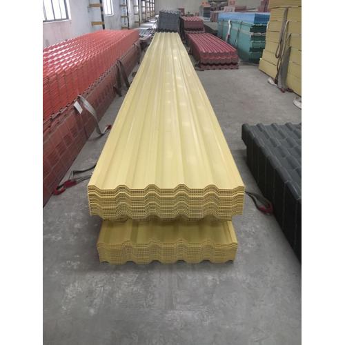 เม็กซิโกสไตล์ยอดนิยม Teja UPVC Roof Roof/PVC พลาสติก Hollow Thermo Roof Sheets สำหรับโรงงาน