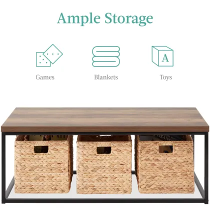 KFZ-8 Best Choice Products 44in Modern Industrial Coffee Table