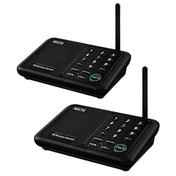 Real-time Wireless Intercom System with 10 Channels and Long Range