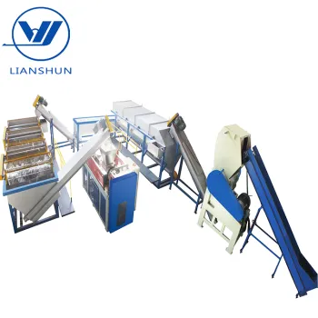 PP PE Film Washing and Recycling Line 300kg/h-2000kg/h