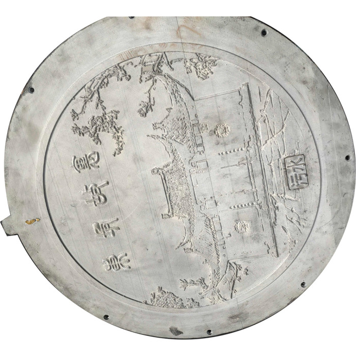 ﻿C250 Custom Heritage Town Ductile Iron Manhole Cover