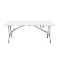 outdoor plastic fold in half 6ft table