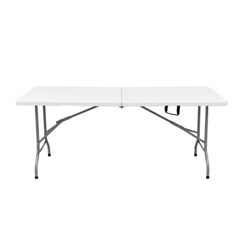 outdoor plastic fold in half 6ft table