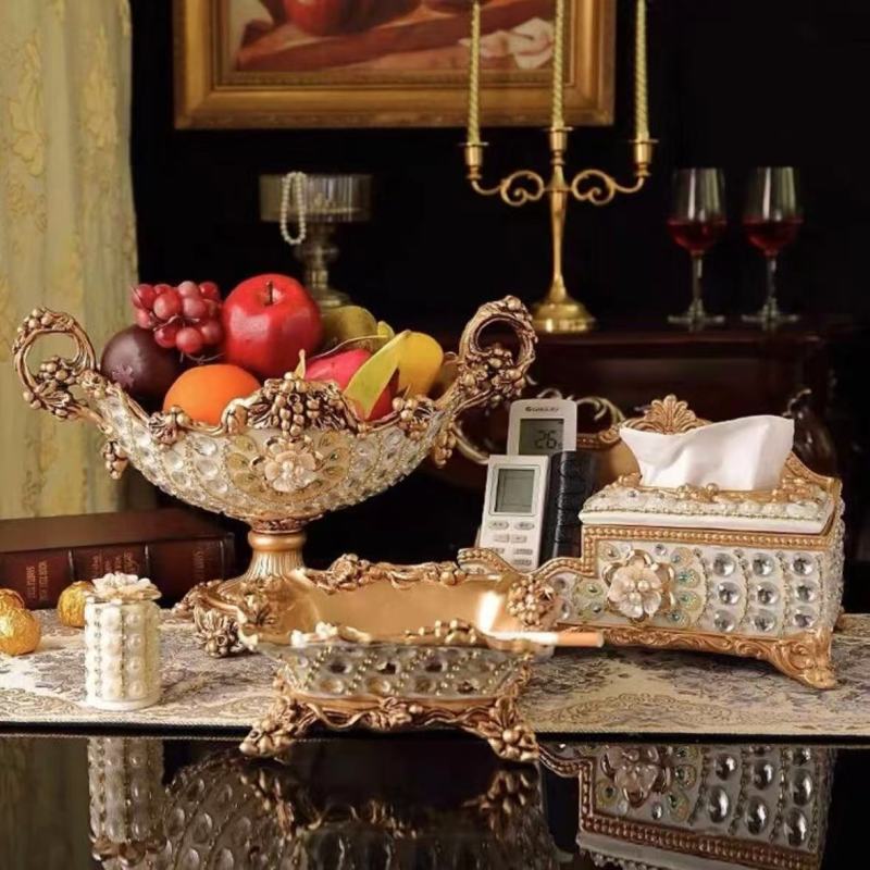 Golden Crystal Luxury Dinnerware Set