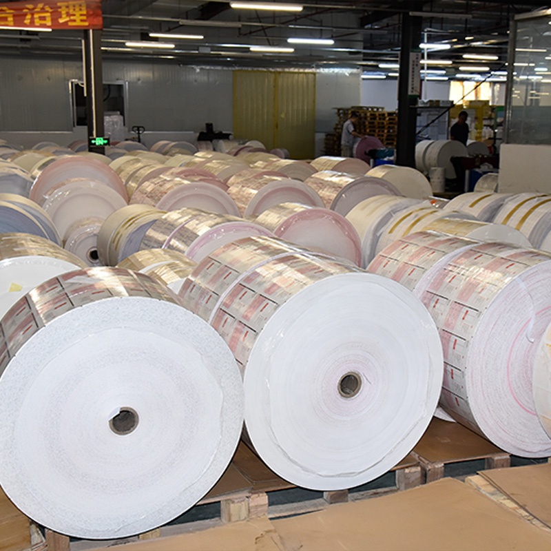 Factory Supply PP PE PET PVC BOPP Vinyl Matt Silver Transparent Self Adhesive Transfer Thermal Label Paper Jumbo Roll3