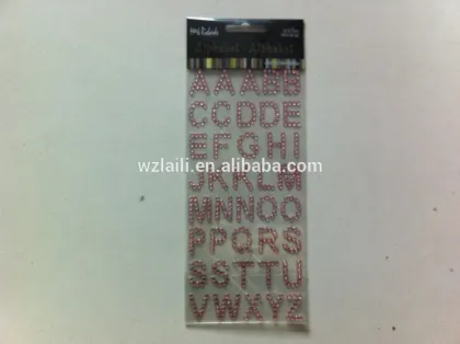 bingbing acrylic sticker for DIY /letter acrylic sticker /diamond jewel stickers