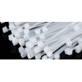 Witte zelfvergrendelijke nylon kabelbinding