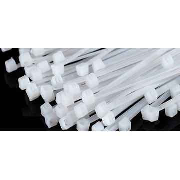 White Self-Locking Nylon Cable Tie