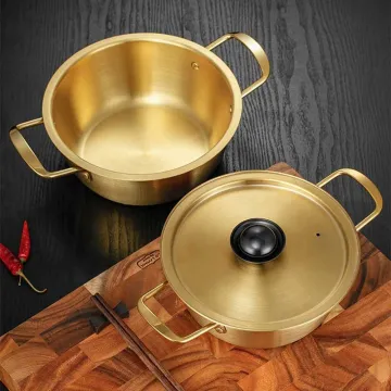High Quality Stainless Steel Ramen and Hot Pot with Lid