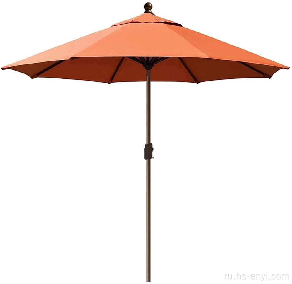 Полосатый открытый зонт для сбываний
