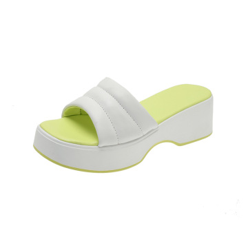 Summer New Style Leisure Fashion Thick Bottom Muffin Sole Heightening Women's Shoes Sandals - SL-0284