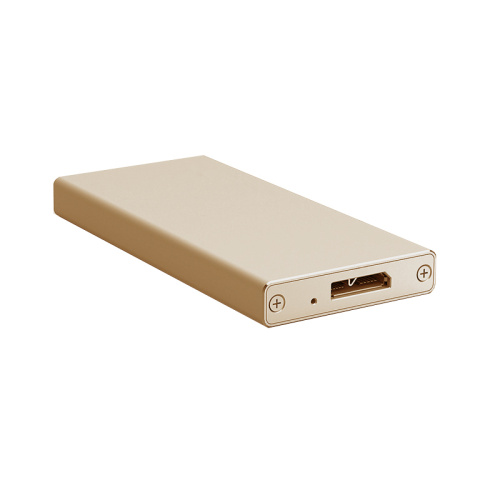 Aluminum 6G mSATA SSD External Drive Case