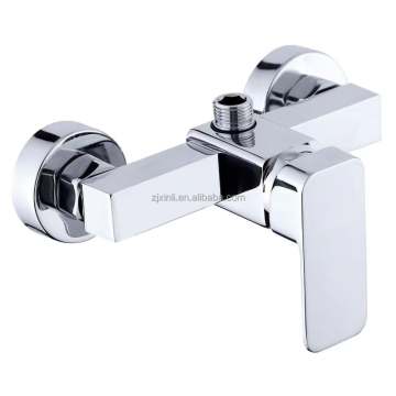 X8980SS1 Zinc Material Chrome Finishing Wall-Mounted Exposed Shower Faucet
