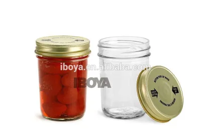 8oz Latest Design High Quality Lucid Glass Jar