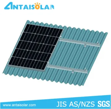 Metal roof pv mounting system for solar power plant 1mw