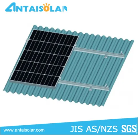 Metal roof pv mounting system for solar power plant 1mw