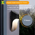 Solar wall lamp with motion sensor light sensor