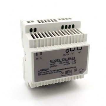 AC naar DC 45W schakelen SMPS 12V 15V 24V 5V DC DIN RAIL -voeding