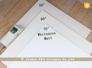 Black and White Floor Tiles For Kitchen,50 Degree Super White Polished Tile