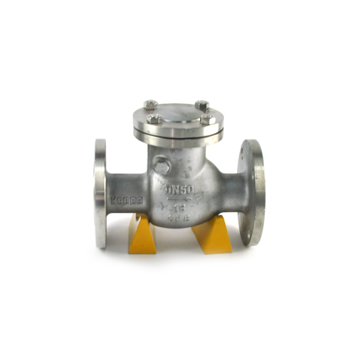 high quality vertical lift ss316 check valve double flange for sea water