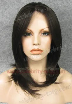 Chic Short Natural Black Jennifer Aniston Syntheic Lace Front Wig