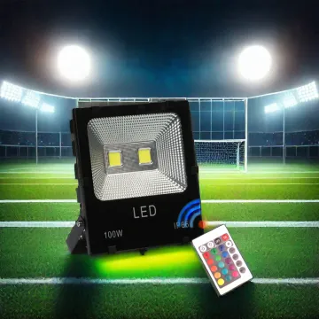 High-Power RGB LED Flood Lights for Stadium and Garden - 300W to 700W AC/DC12V Motion Sensor Reflector