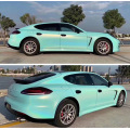 Gloss Diamond Light Blue Car Wrap Vinyl