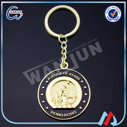 Souvenir Gold Florida Keychains, High Quality Souvenir Gold Florida