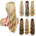 Alileader met en surbrillance Haïpiece Long Water Wave Pony Tail Drawstring Synthetic Ponytail Extension à usage quotidien