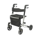 4 Wheels Folding Rollator With Seat And Backrest