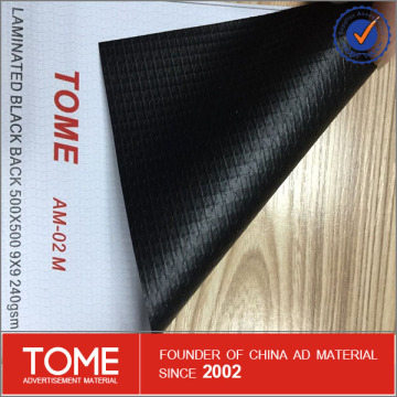 frontlit black back pvc flex banner 280gsm