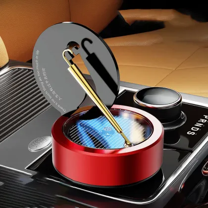 Car Solar Perfume Essential Oil Air Freshener - Rotating Golden Umbrella